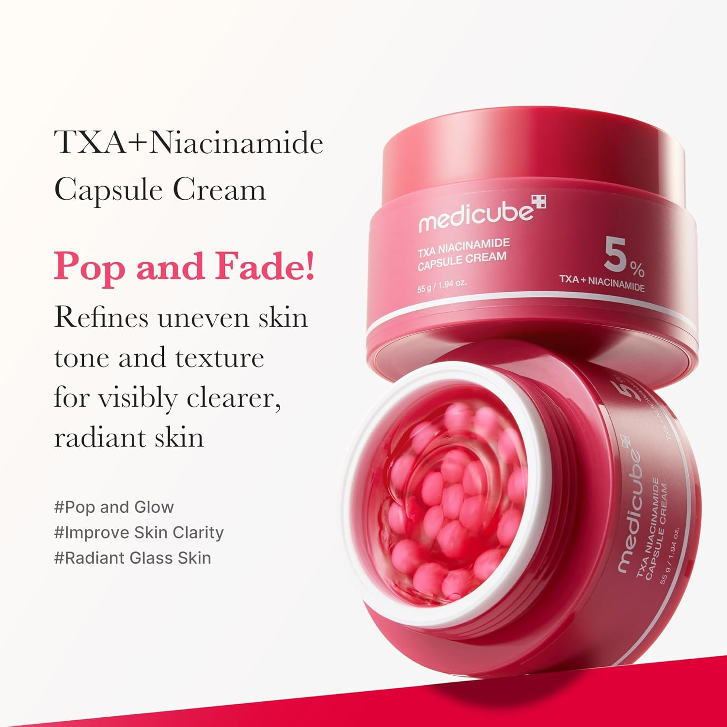 Medicube Txa Niacinamaide Capsule Cream - 55g
