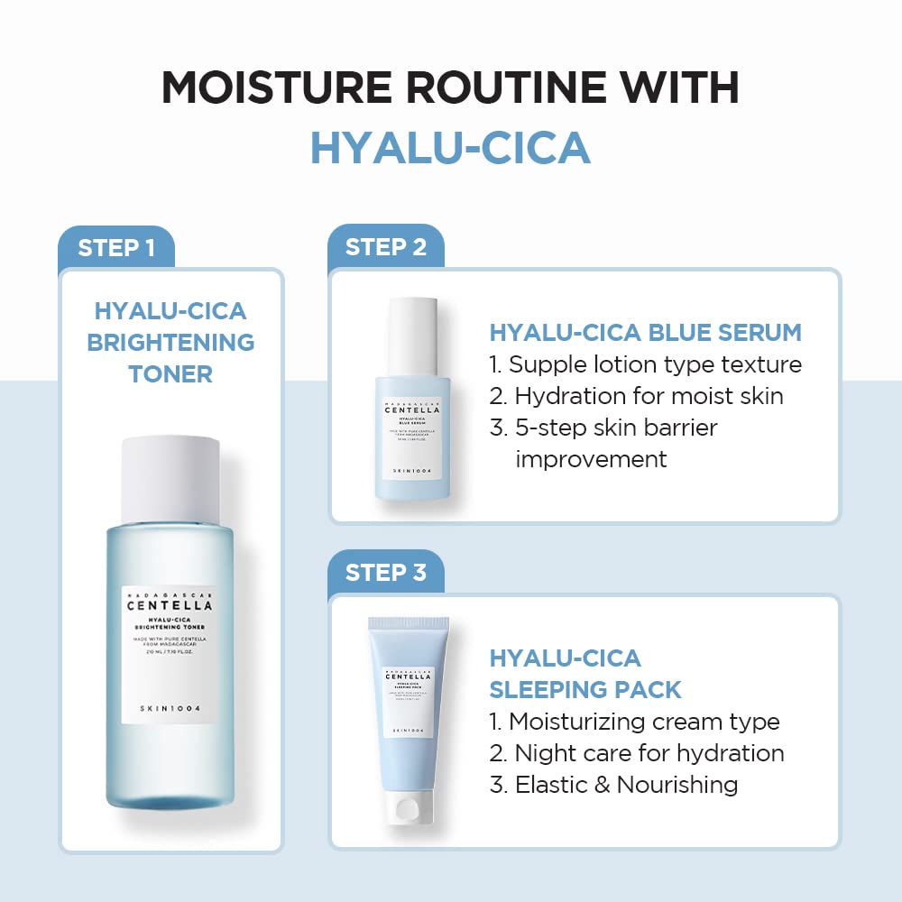 SKIN1004 Madagascar Centella Hyalu-cica Blue Serum - 50ml