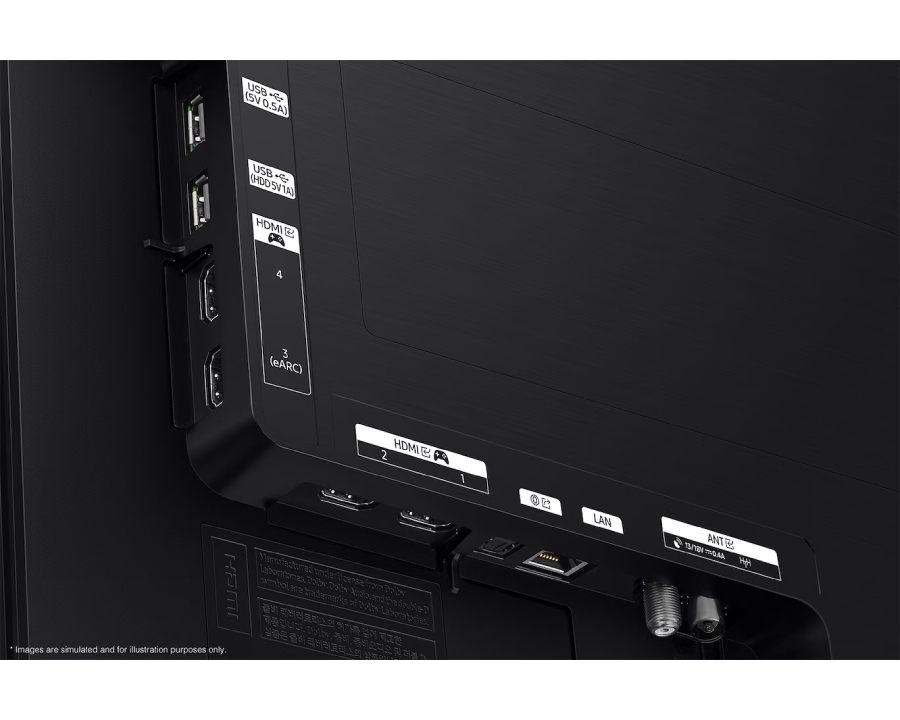 Samsung 65 Inch OLED S90F 4K Vision AI Smart TV (2025) - Black