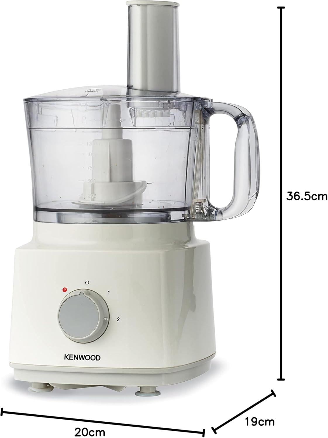 Kenwood 750W Food Processor with Blender & Dough Maker &ndash; White