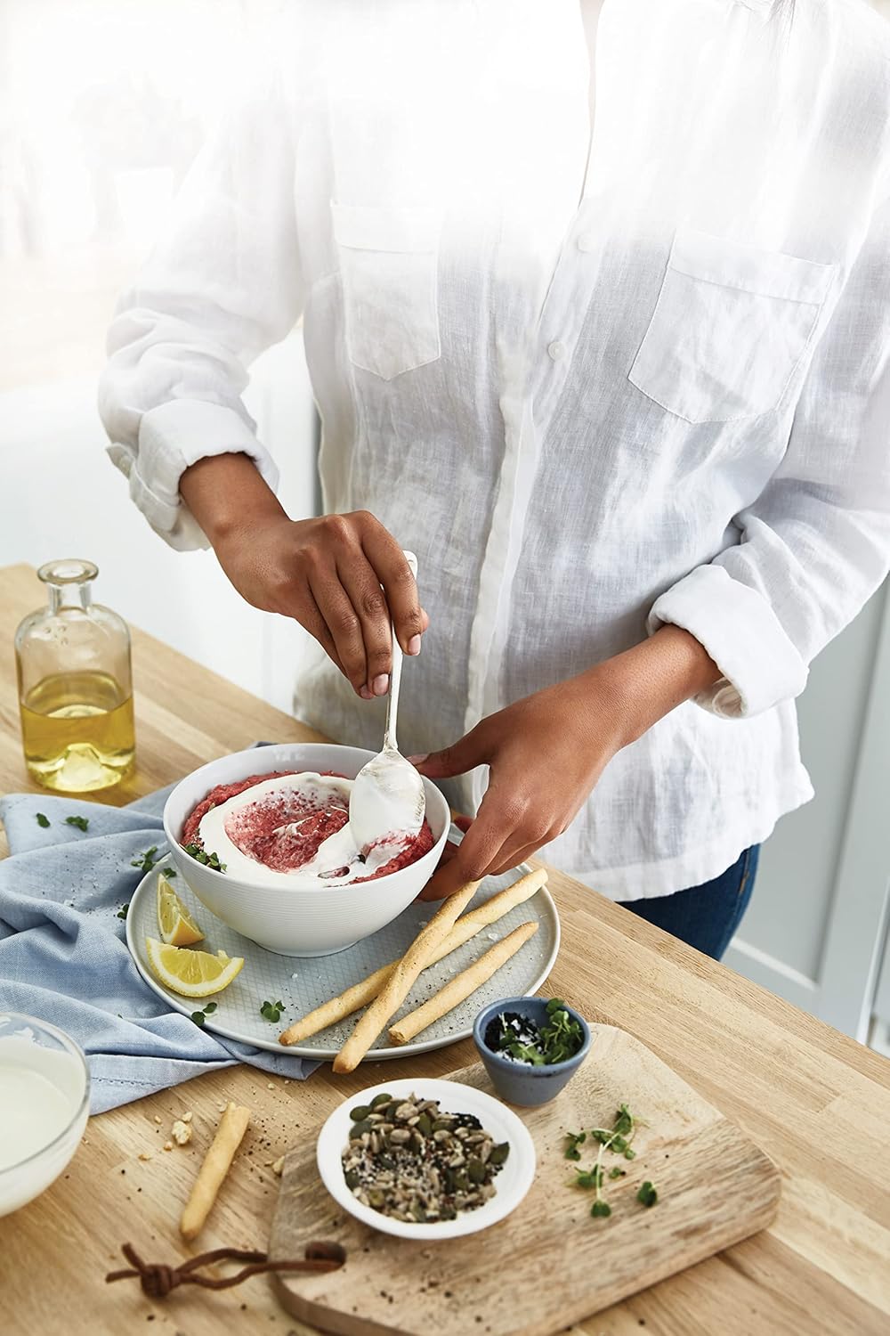 Kenwood 750W Food Processor with Blender & Dough Maker &ndash; White