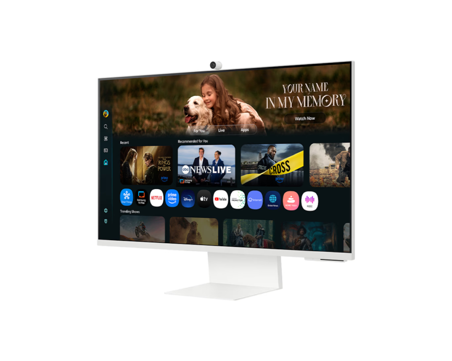 Samsung 32 Inch Smart Monitor M8 M80F 4K Samsung Vision AI - White