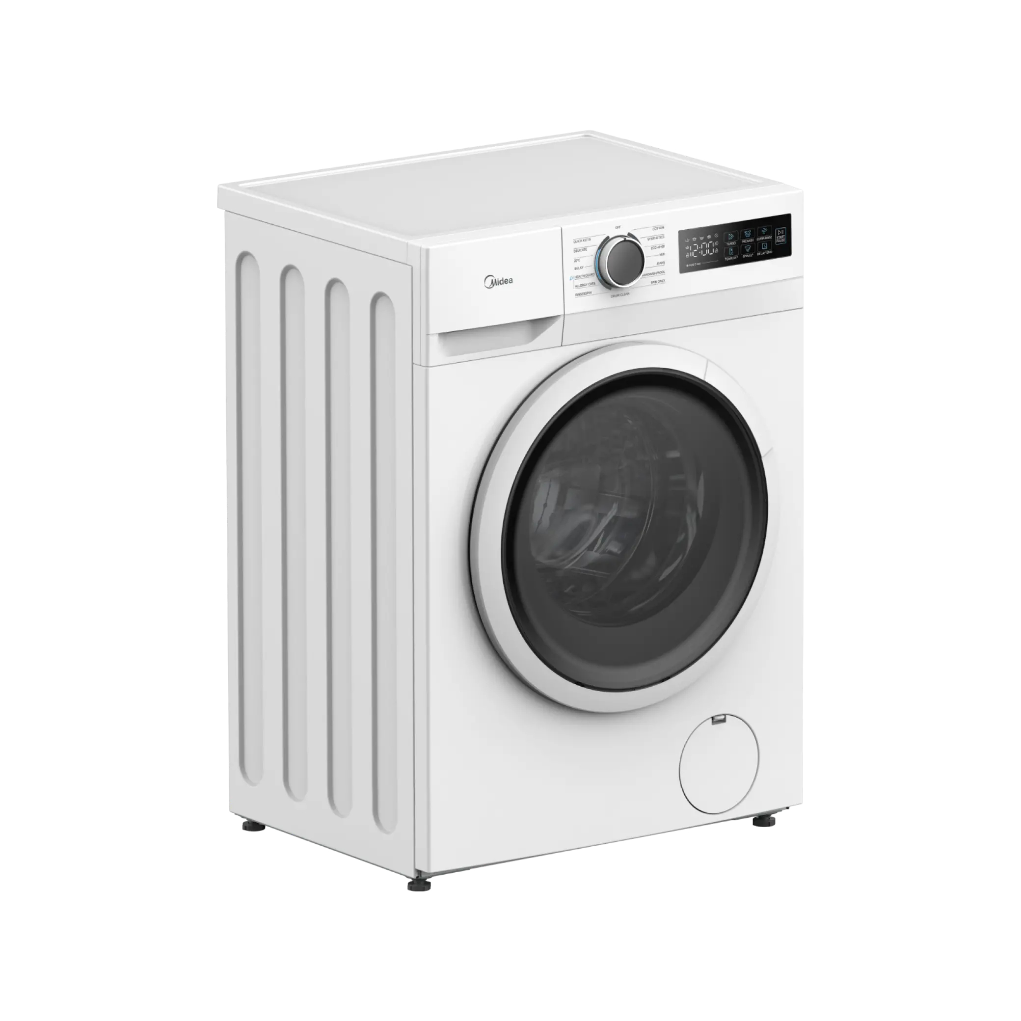 Midea Front Load Washer Turbo Wash With Power Mix - 7 Kg - White