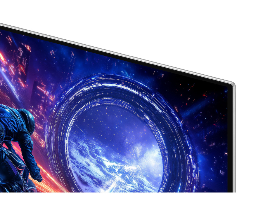 Samsung 27 Inch Odyssey OLED G6 G60SF G-Sync with Pivot Gaming Monitor, White