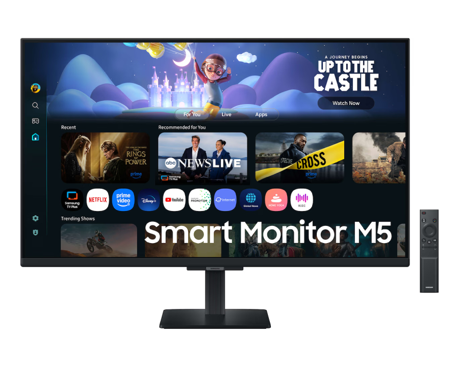 Samsung 32 Inch Smart Monitor M5 M50F FHD with Smart Functions, Black