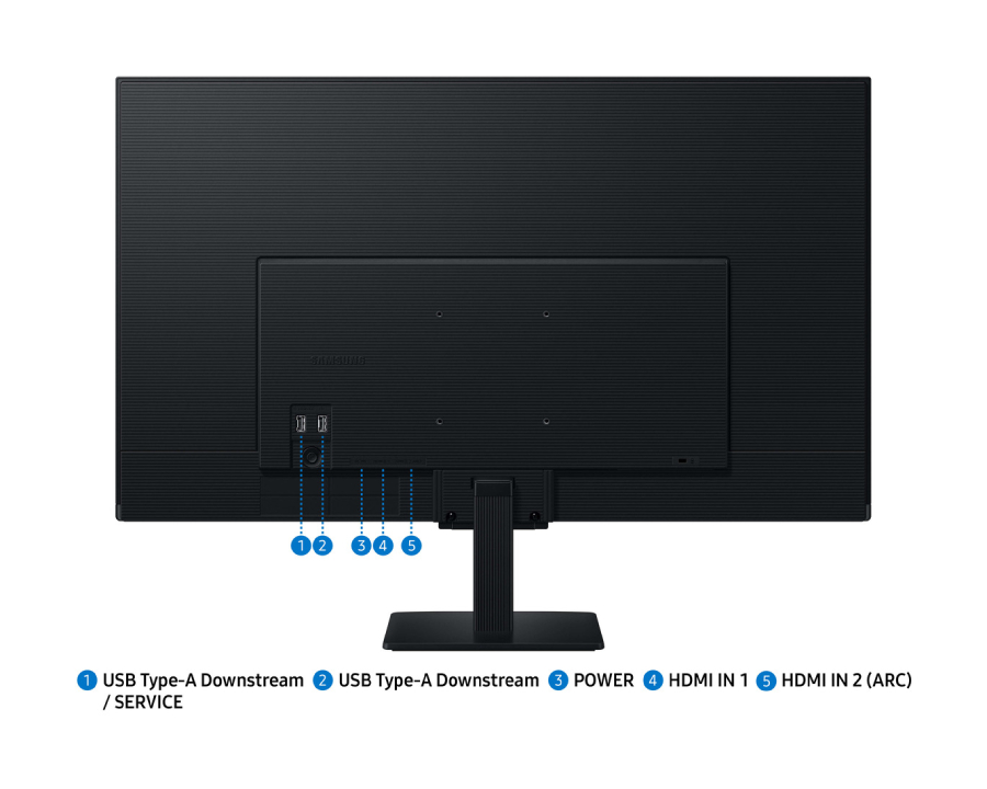 Samsung 32 Inch Smart Monitor M5 M50F FHD with Smart Functions, Black