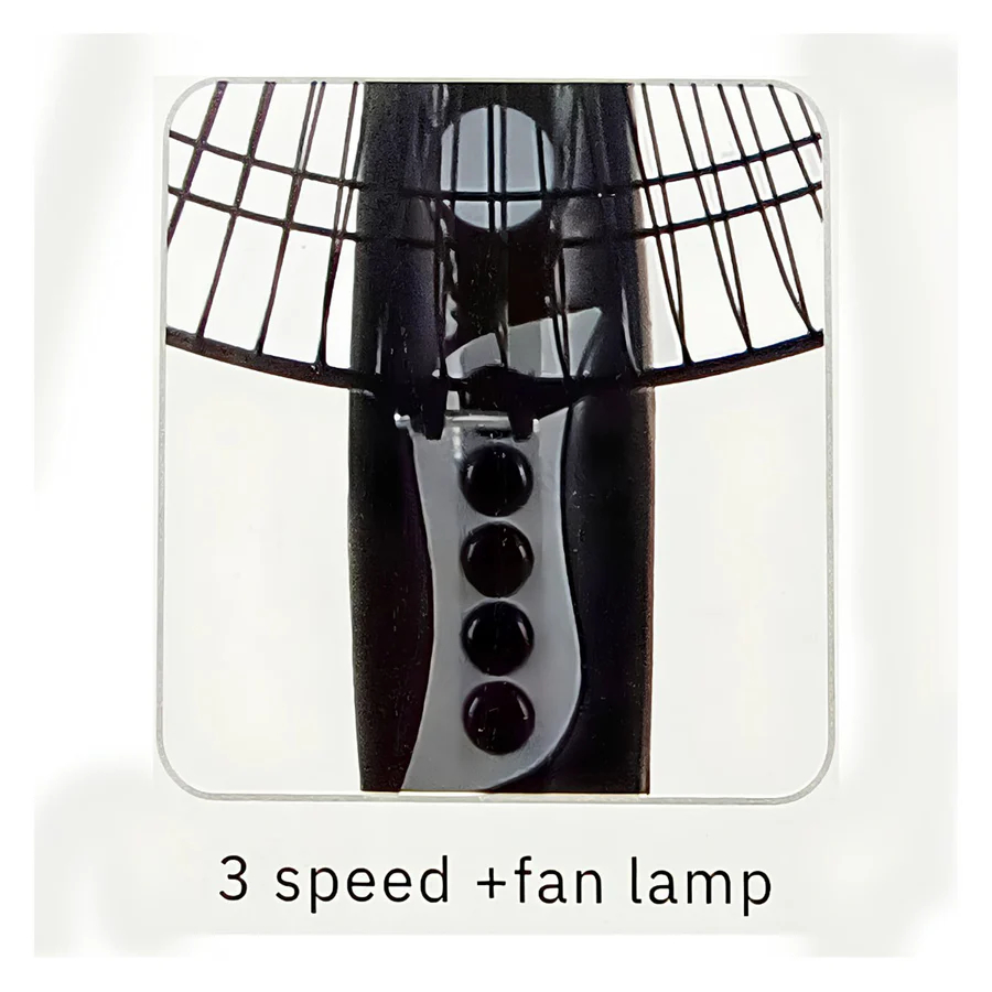 Cobra 16 Inch Stand Fan CBF-31, Black