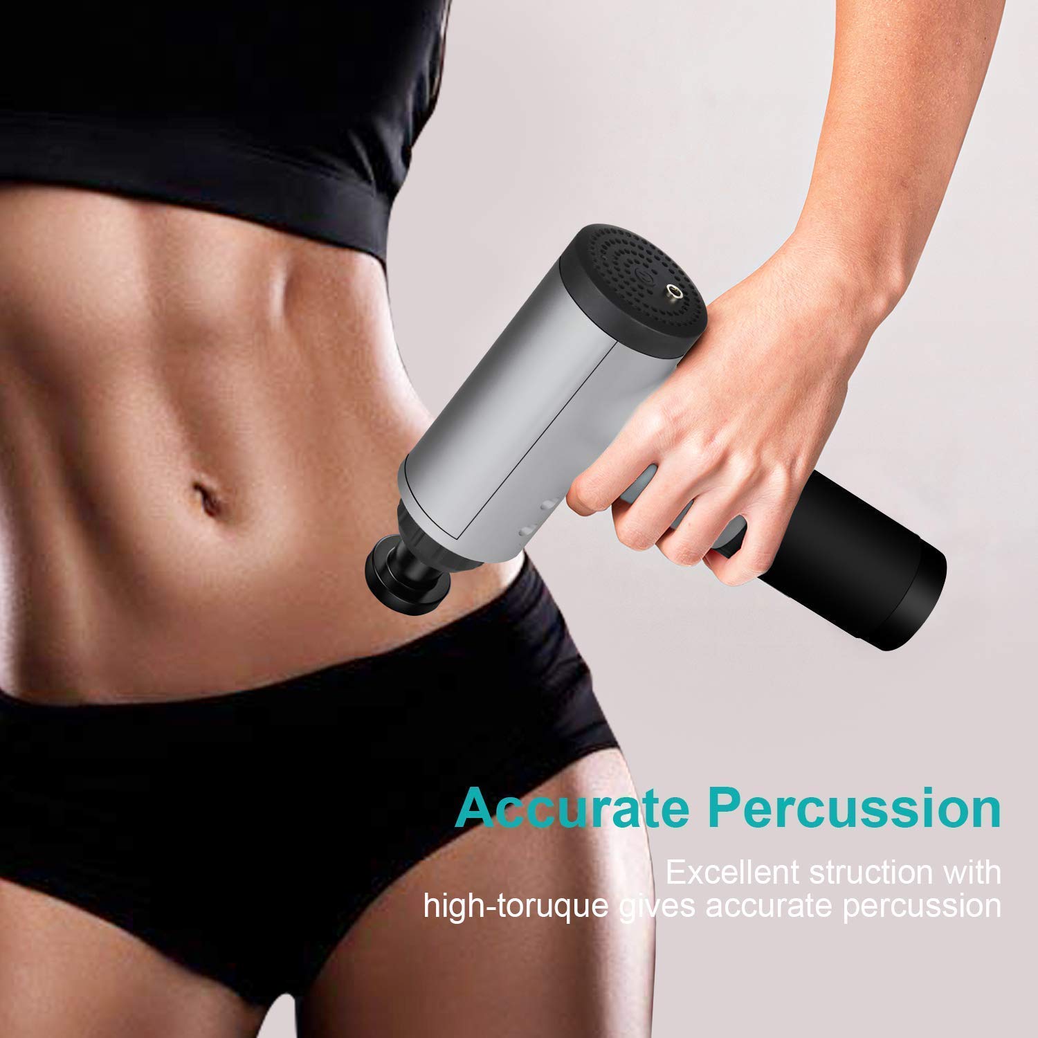 Fascial Gun Massager, Pain Relief Tool KH-320 - Grey