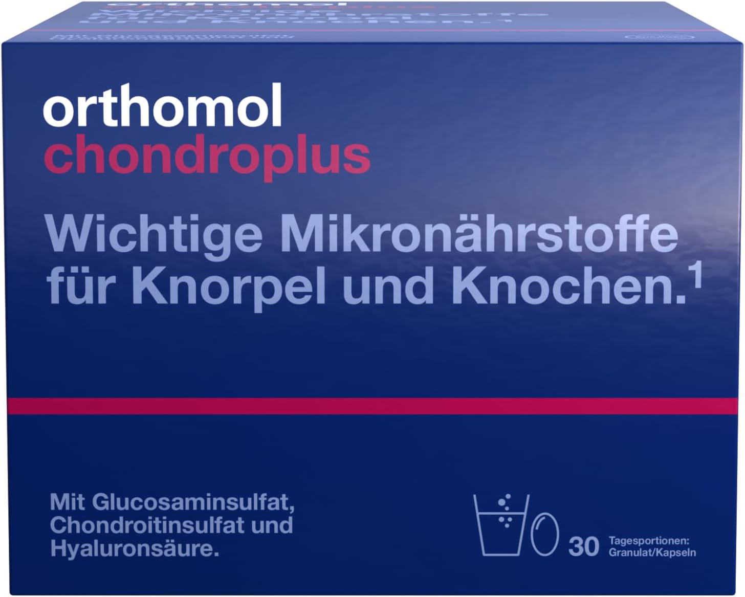Orthomol chondroplus - Nutrients for Cartilage and Bones, Pack of 30 Daily Servings