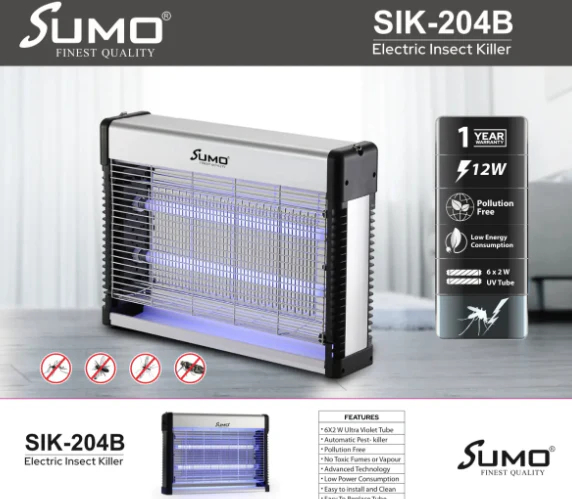 Sumo Insect Killer SIK - 204B, Black & White