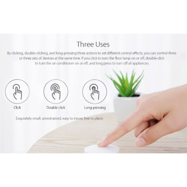Xiaomi Multifunction Smart Wireless Switch App - White