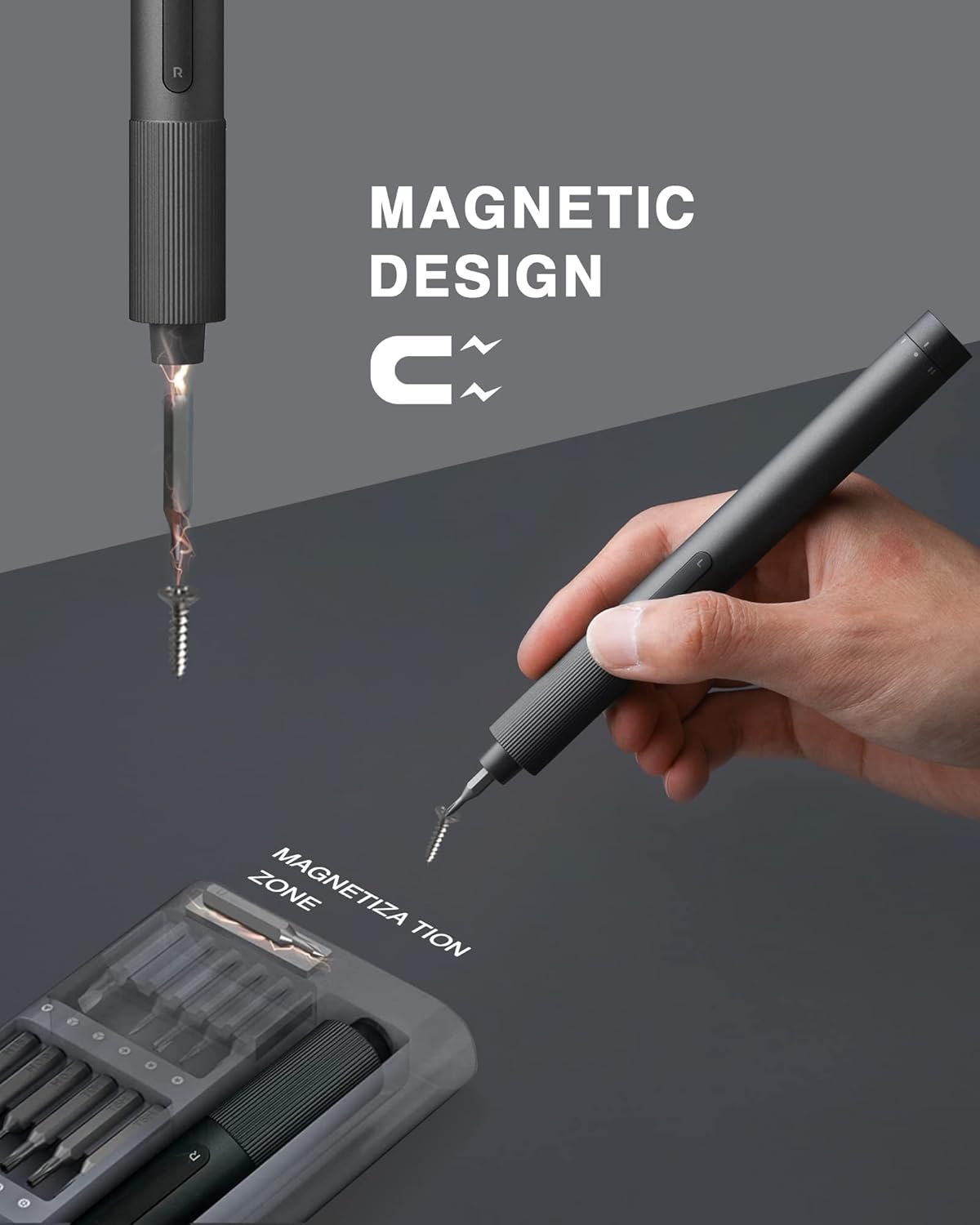 Xiaomi Electric Precision Screwdriver Kit - Gray