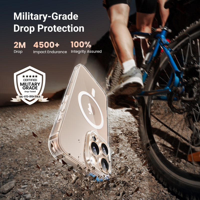 UGreen Classy Magnetic Protective Case for iPhone 16 Pro - Clear