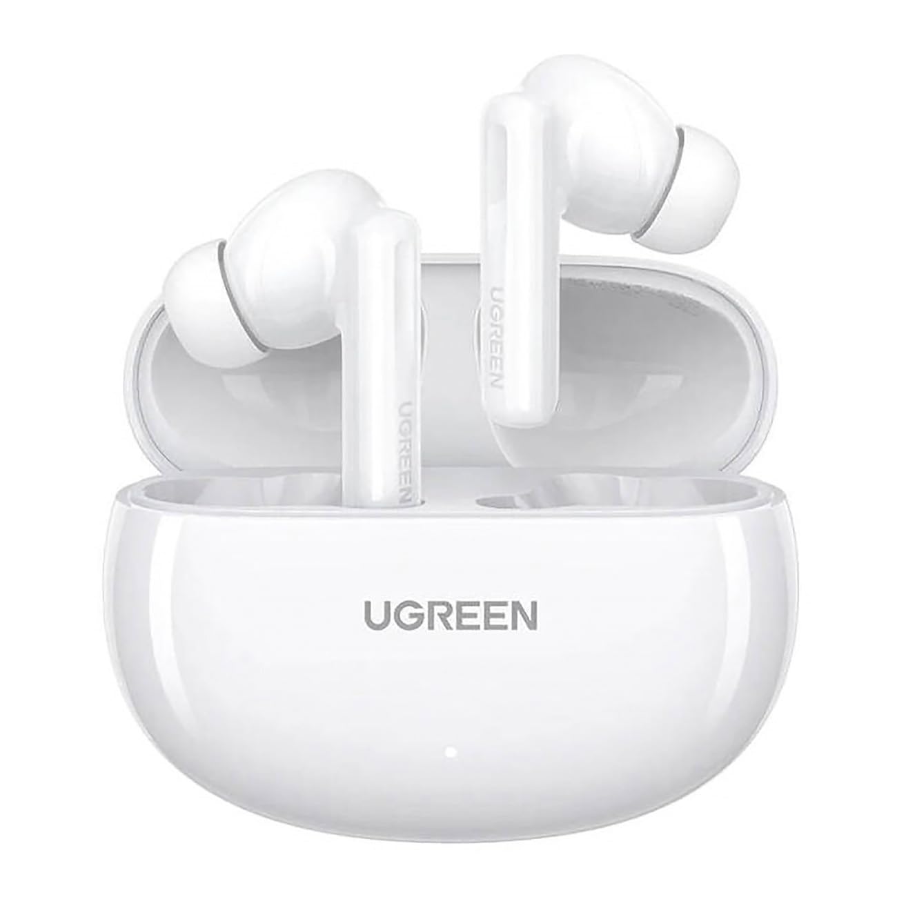 UGreen HiTune T6s Hybrid Active Noise-Cancelling Earbuds - White