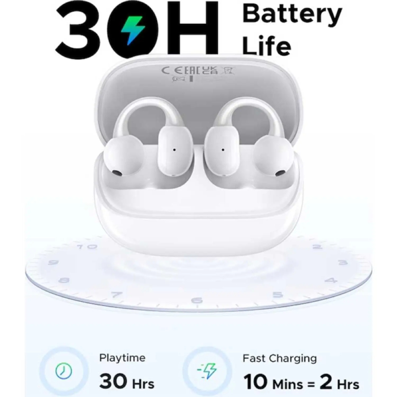 UGreen HiTune S6 ClipBuds Magic True Wireless Earbuds - White