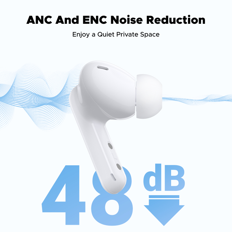 UGreen Hitune T6 Magic WS211 Wireless In Ear Style Earphone - White