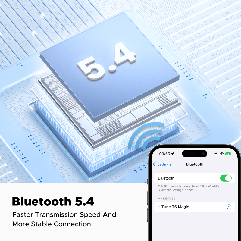 UGreen Hitune T6 Magic WS211 Wireless In Ear Style Earphone - White