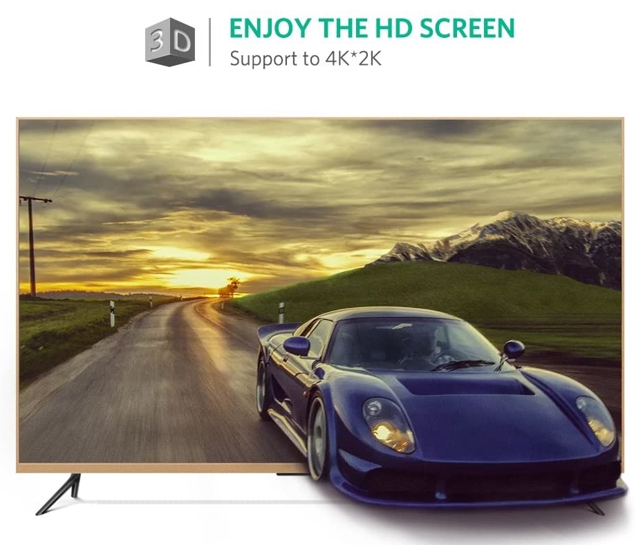 UGreen Mini HDMI Male to HDMI Female Adapter - Black