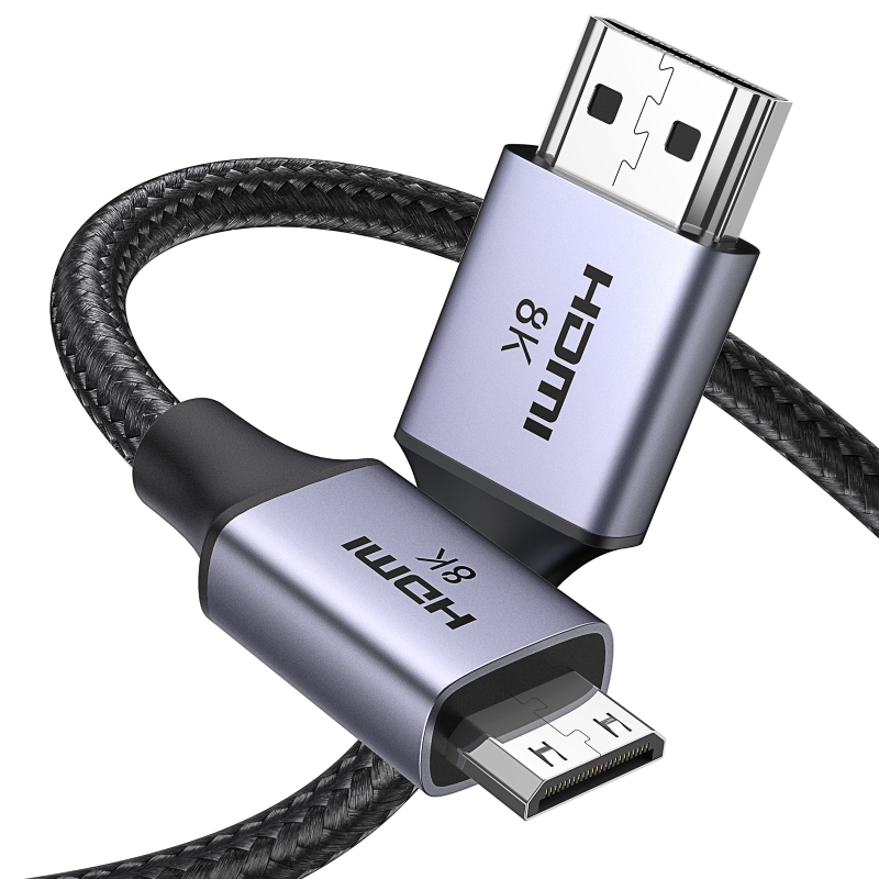 UGreen Mini HDMI to HDMI 8K Cable 1m - Black