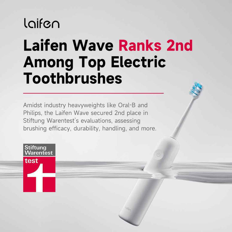 Laifen Electric Toothbrush - Aluminum Alloy Metal, White