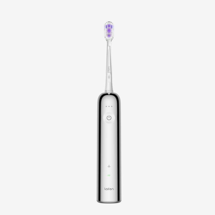 Laifen Electric Toothbrush - Stainless Steel Metal, White