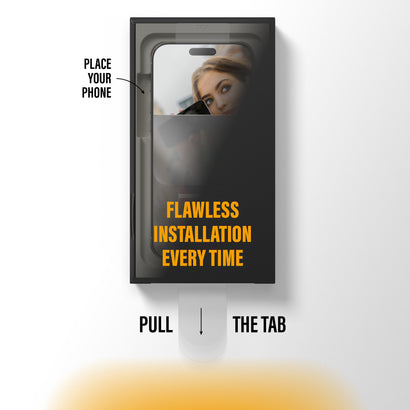 PanzerGlass Privacy Screen Protector iPhone 17 Ultra-Wide Fit with Fastfit in-a-box - Clear