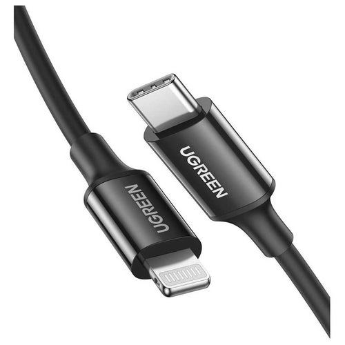 UGreen USB-C to Lightning Cable M/M Nickel Plating ABS Shell 1m - Black
