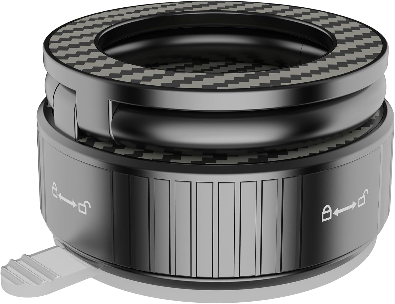 Porodo MagCurve Suction Phone Mount - Black