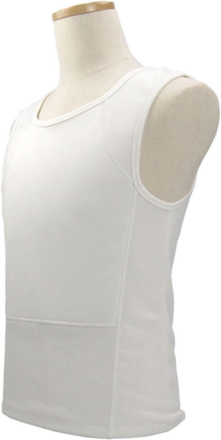 Bulletproof Vest Level IIIA - Soft Ballistic Base Layer Shirt With UHMW-PE Inserts, White - XXL