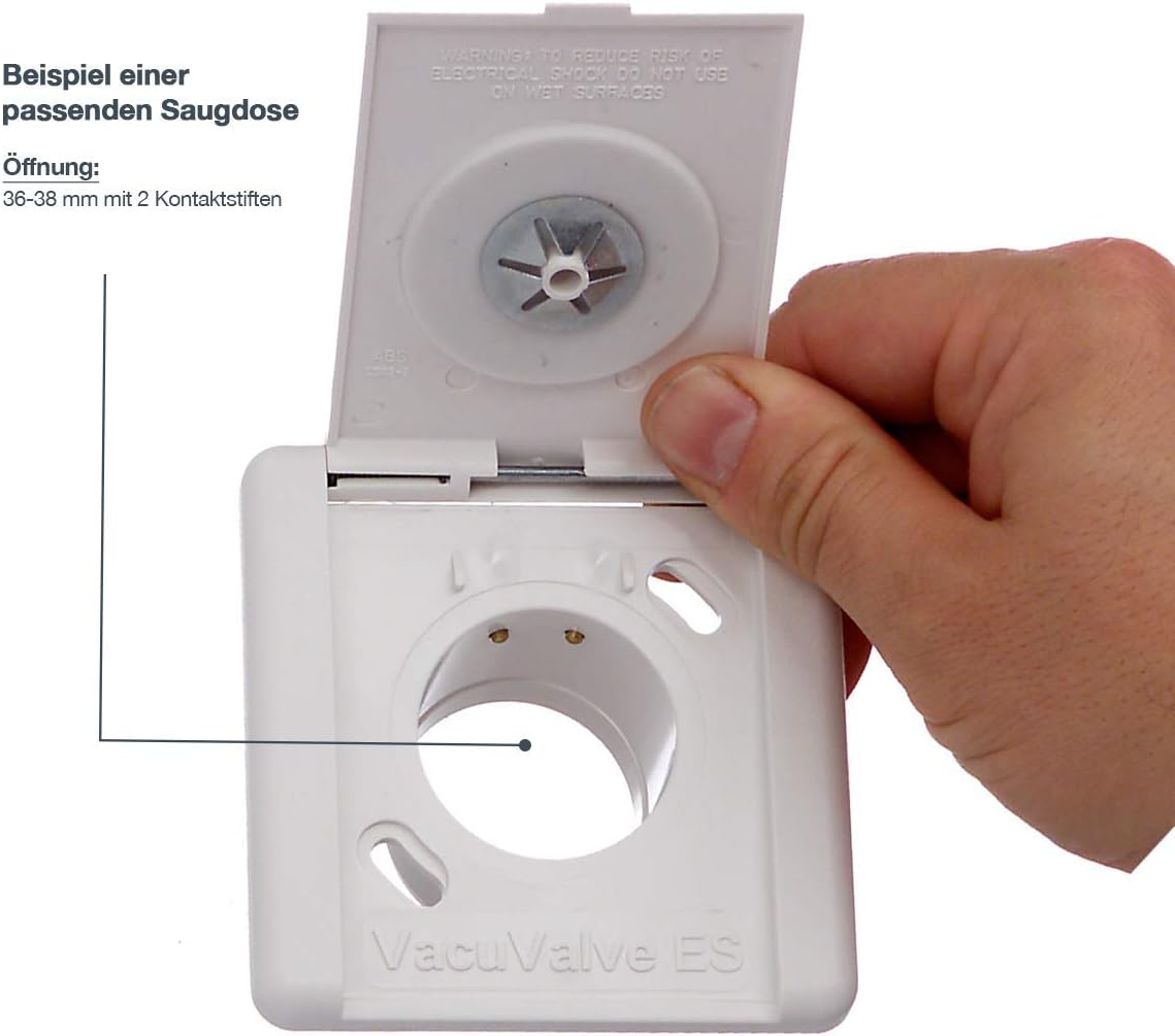 Comfort Hose Ergo for Central Vacuum Cleaners, fits almost all Brands, 9.1M - Grey