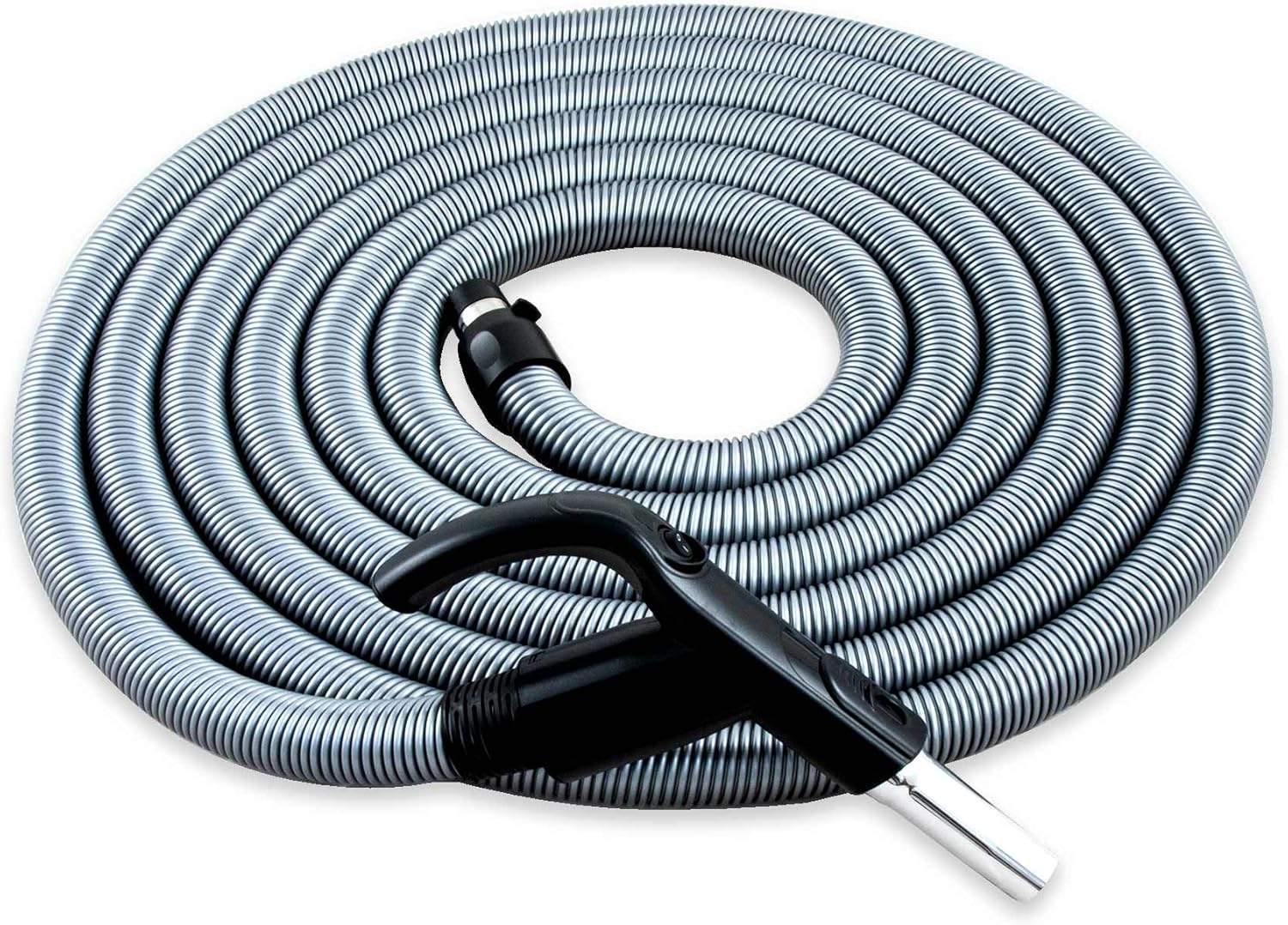 Comfort Hose Ergo for Central Vacuum Cleaners, fits almost all Brands, 9.1M - Grey