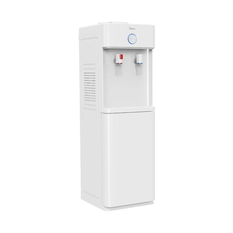 Midea Water Dispenser Free Standing 2 Tap Hot and Cold, White - YL2436S-W(W)-G