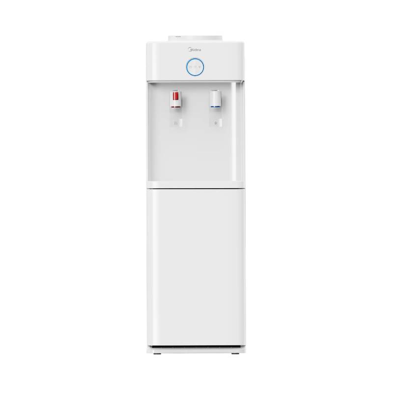 Midea Water Dispenser Free Standing 2 Tap Hot and Cold, White - YL2436S-W(W)-G