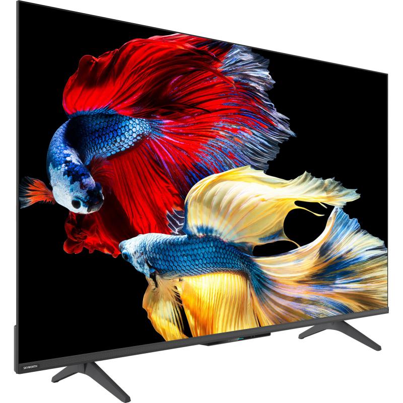 Skyworth 65-inch Mini LED UHD-4K Android Smart TV, Black - LED-65X6600H
