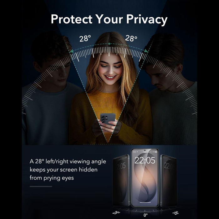 ESR Galaxy S26 Ultra Armorite (UltraFit Tray) Privacy Screen Protector - Clear
