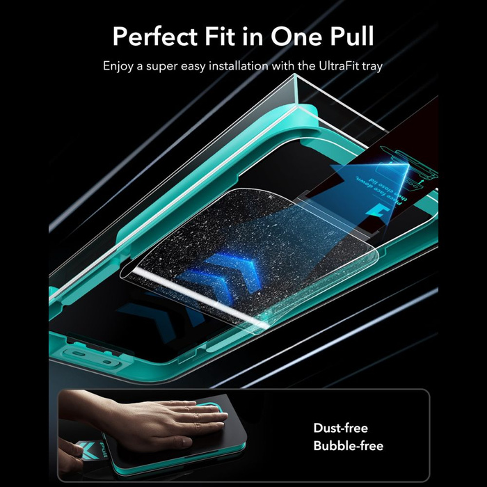 ESR Galaxy S26 Ultra Armorite (UltraFit Tray) Privacy Screen Protector - Clear