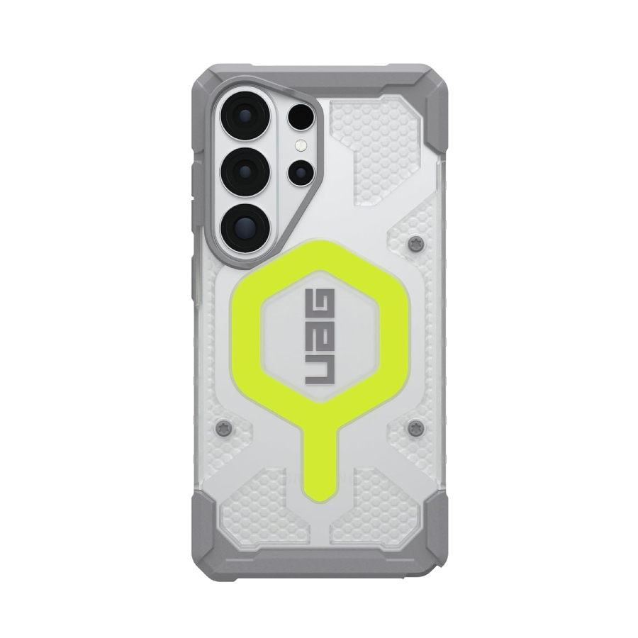 UAG Samsung Galaxy S26 Ultra Pathfinder Clear with Magnet with Lanyard Case - Active Neon