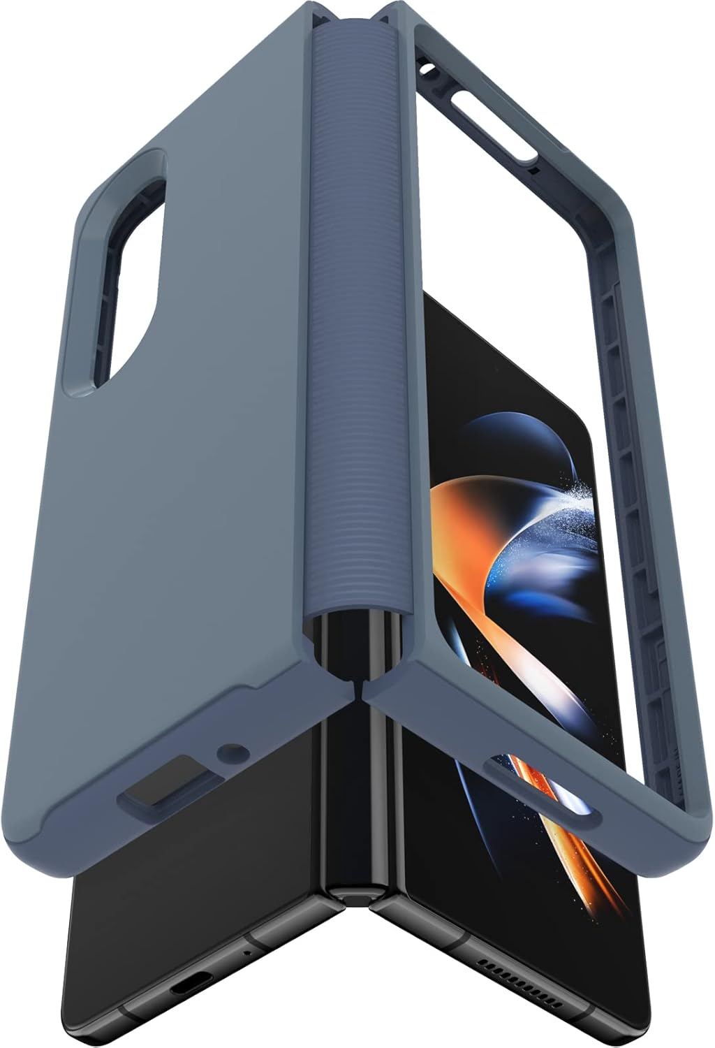 OtterBox Samsung Galaxy Z Fold 4 Symmetry Flex Case - Blue