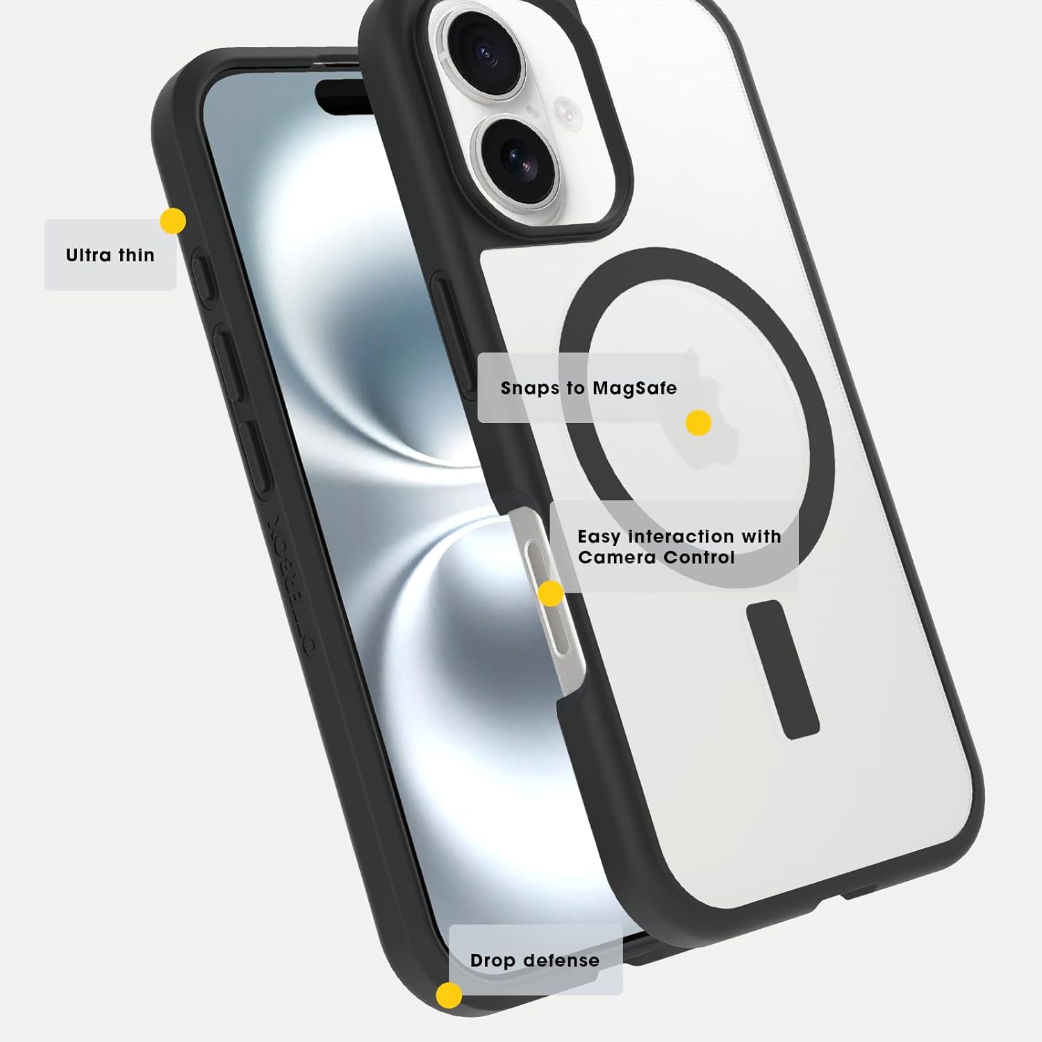 OtterBox iPhone 16 Pro Max React MagSafe Case - Space Cadet