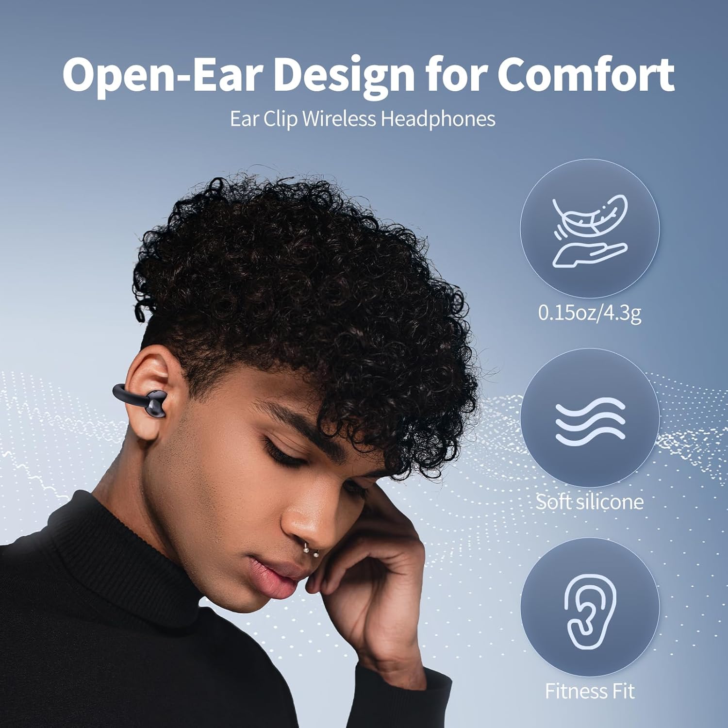 iWalk CrazyDuo Open2|5.4 Bluetooth HiFi Sport Headphones - Black