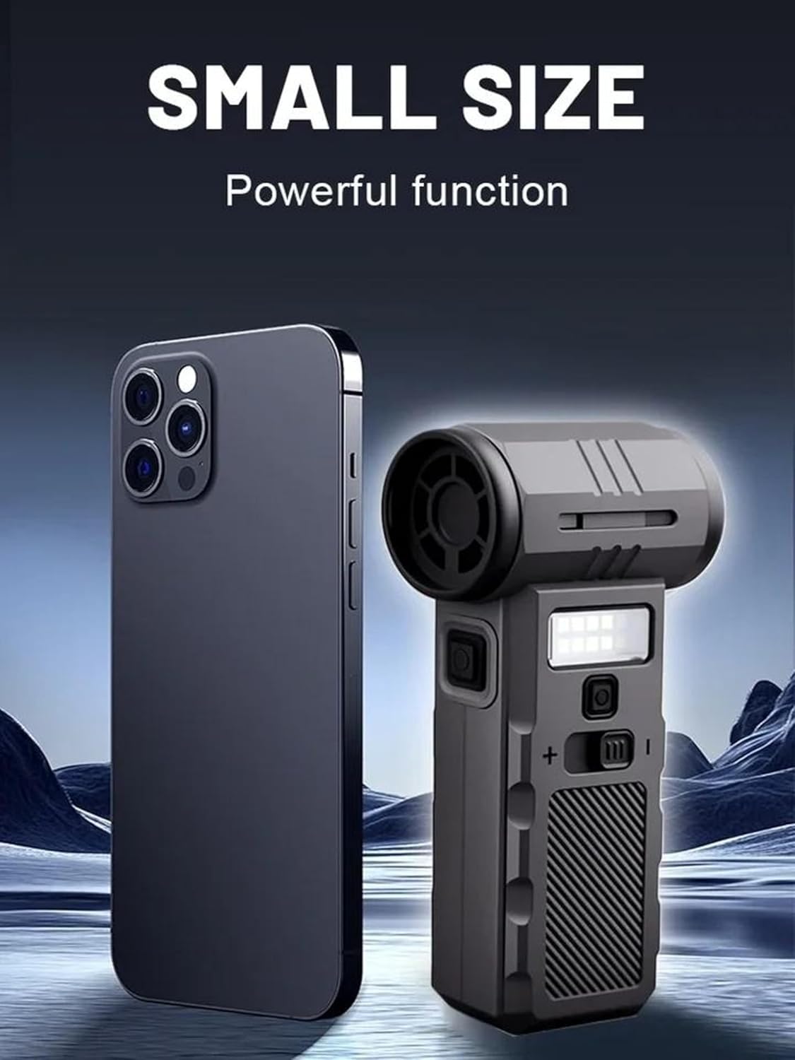 Bson Hurricane Pro Jet Fan -3 in 1, 130000 Rpm, 4000 Mah Battery - Black