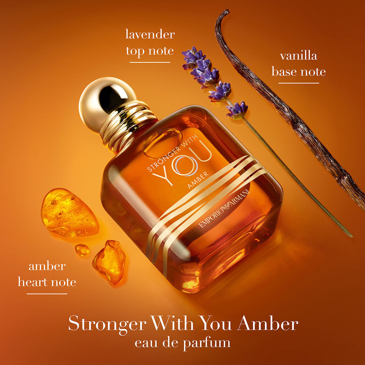 Emporio Armani Stronger With You Amber Men EDP - 100ml