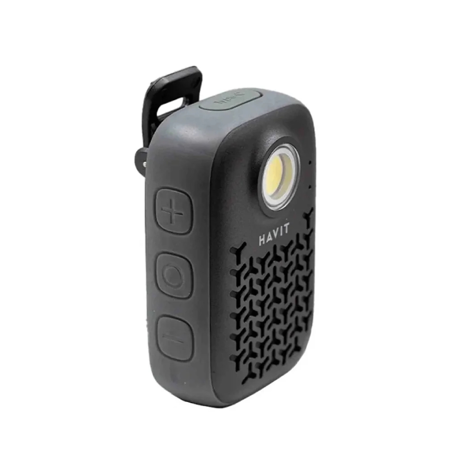 HAVIT SK868BT Portable Bluetooth Speaker with Magnetic Clip - Black