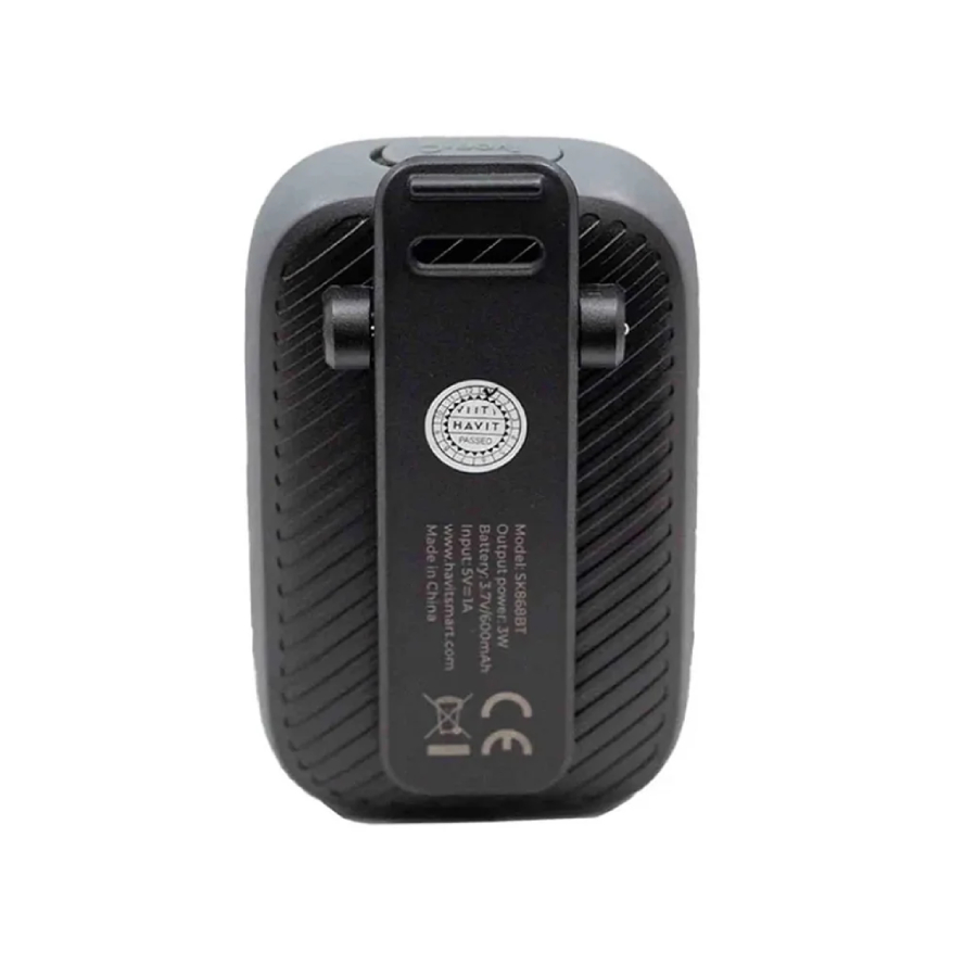 HAVIT SK868BT Portable Bluetooth Speaker with Magnetic Clip - Black