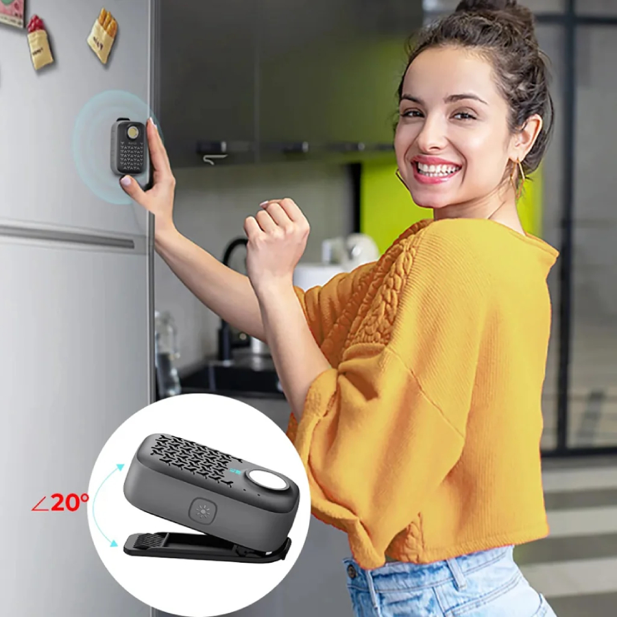 HAVIT SK868BT Portable Bluetooth Speaker with Magnetic Clip - Black