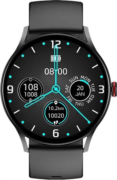 IMIKI Smart Watch TG1 Android iOS, Amoled touch - Black