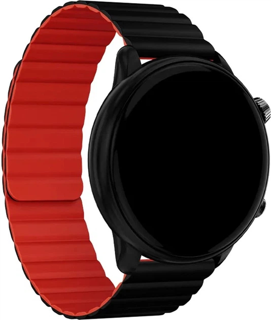IMIKI Amoled Screen 1.43" Smart Watch TG2 - Black & Red