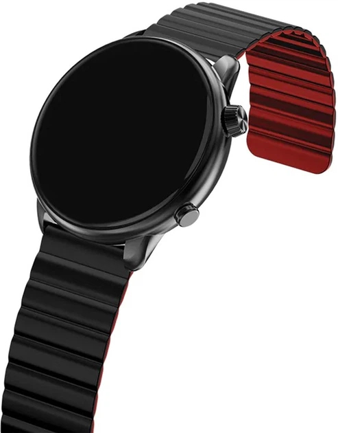 IMIKI Amoled Screen 1.43" Smart Watch TG2 - Black & Red