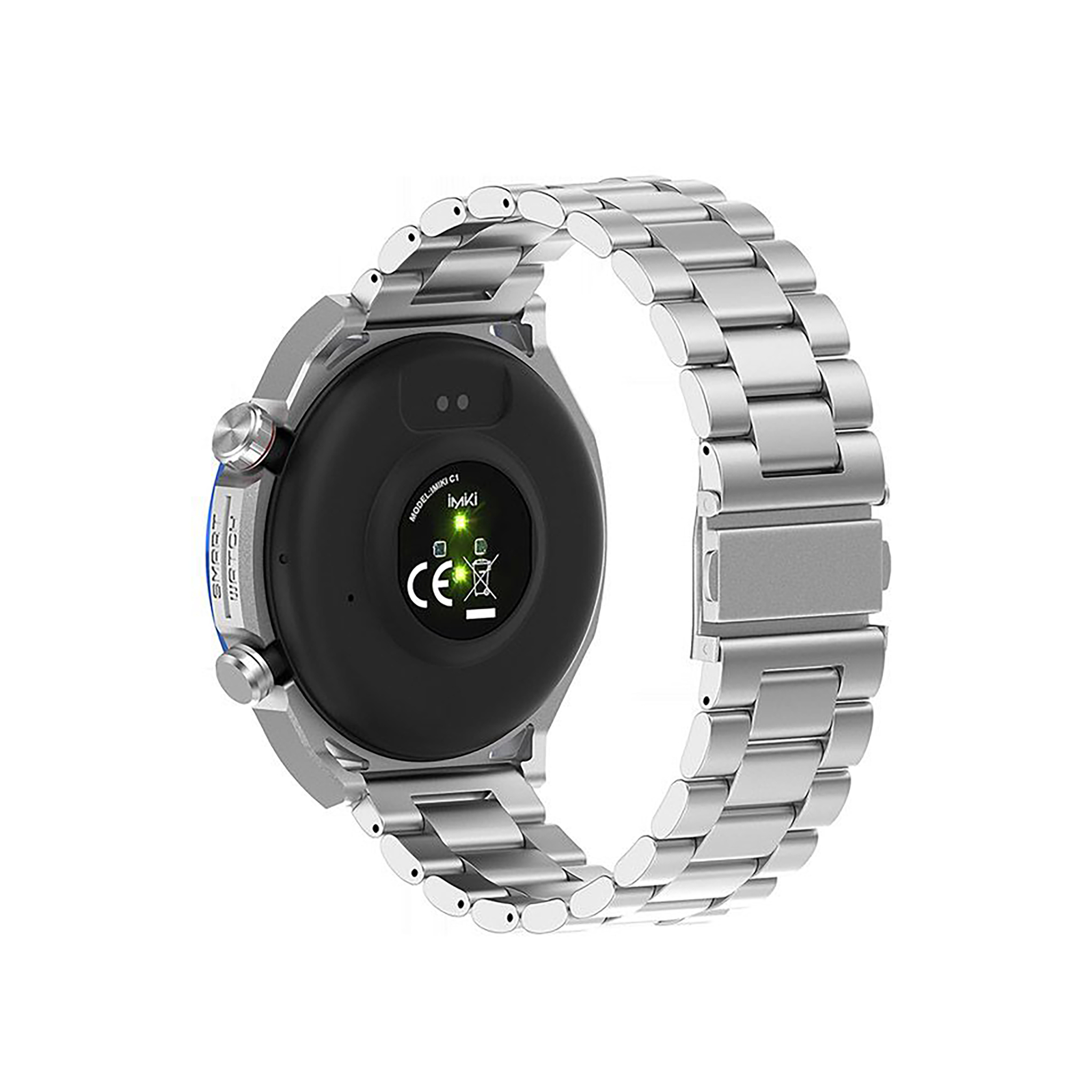 IMIKI Smart Watch C1, 1.43" AMOLED Digital Display - Silver
