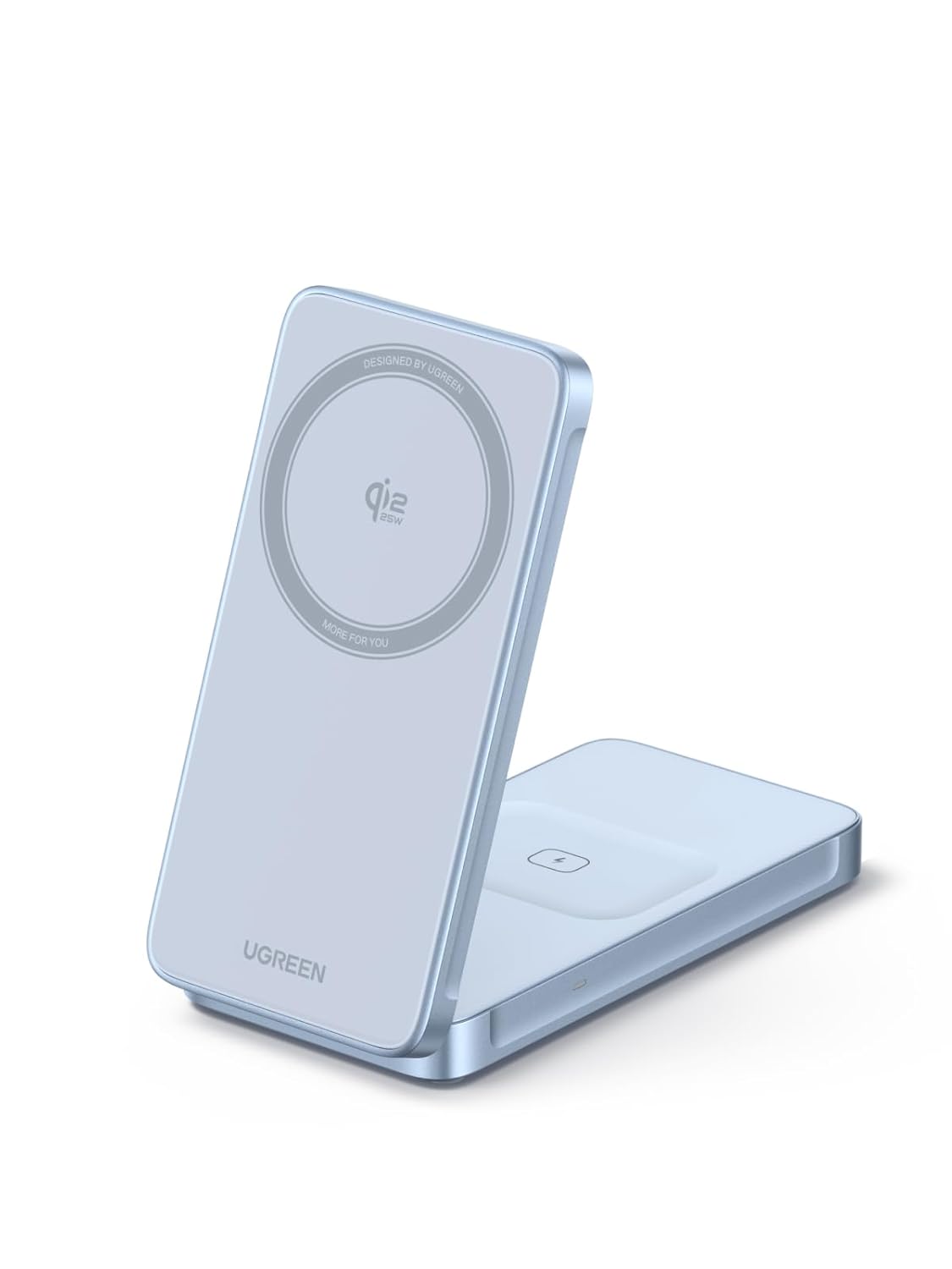 UGREEN 25W 2-in-1 Magnetic Wireless Charger, Sea Blue - W756-55963